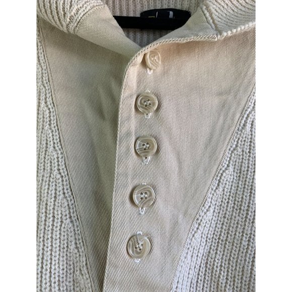 National Geographic 100% Wool Elbow Patch Sweater XL - Picture 6 of 10